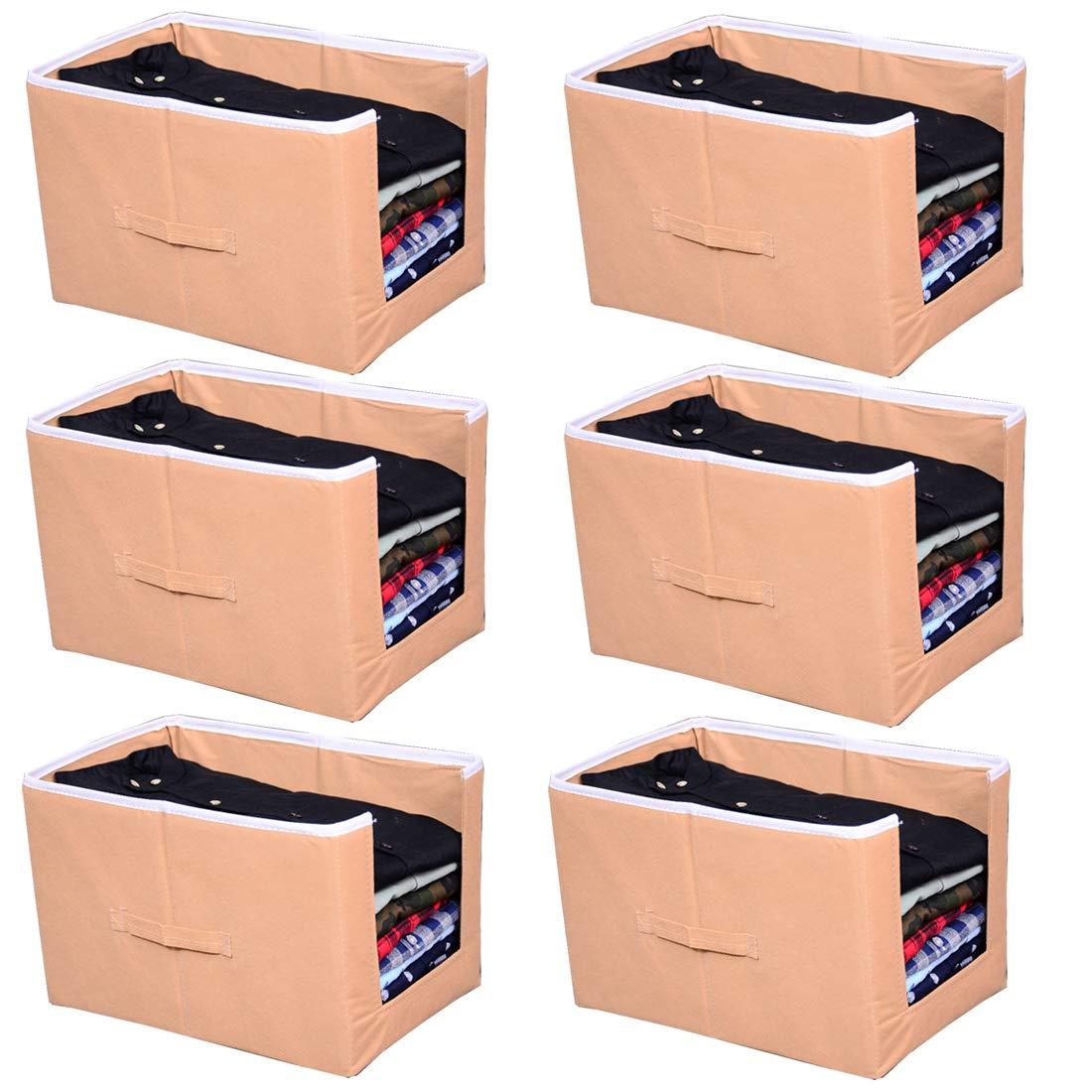 Foldable Closet Organizer – Shirt & Clothing Stackers (Pack of 6)